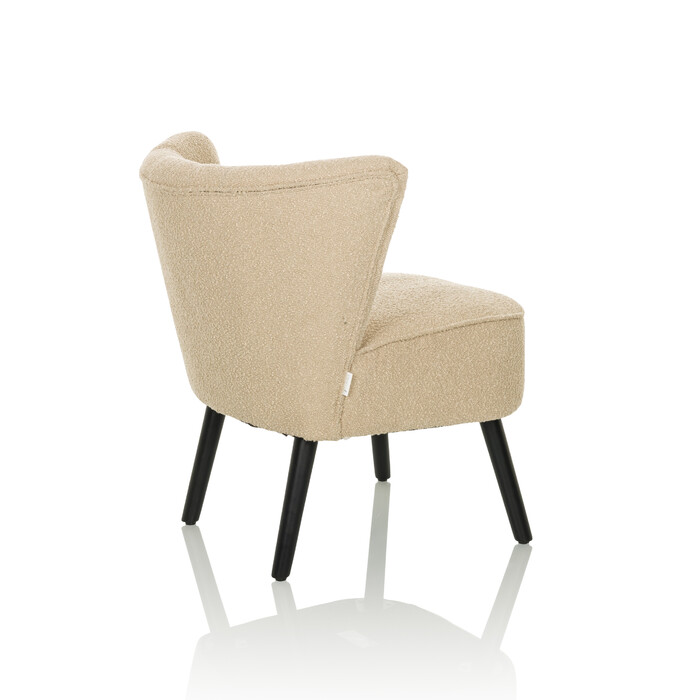 Крісло для відпочинку / Крісло-релакс MANISO, тканина бежева, hjh LIVING