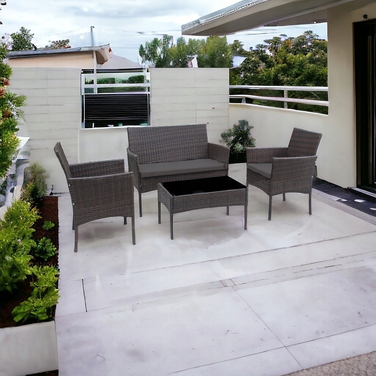 Комплект садових меблів із техноротанга MTG Trade Group, бежевий, 4 предмети