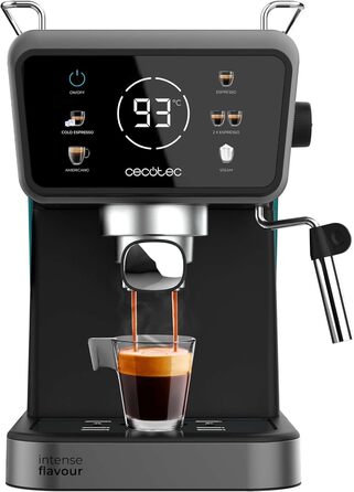 Еспресо-машина Cecotec Power Espresso 20: еспресо, капучино, холодний кави, 20 Bar, професійна якість. Touch ColdBrew