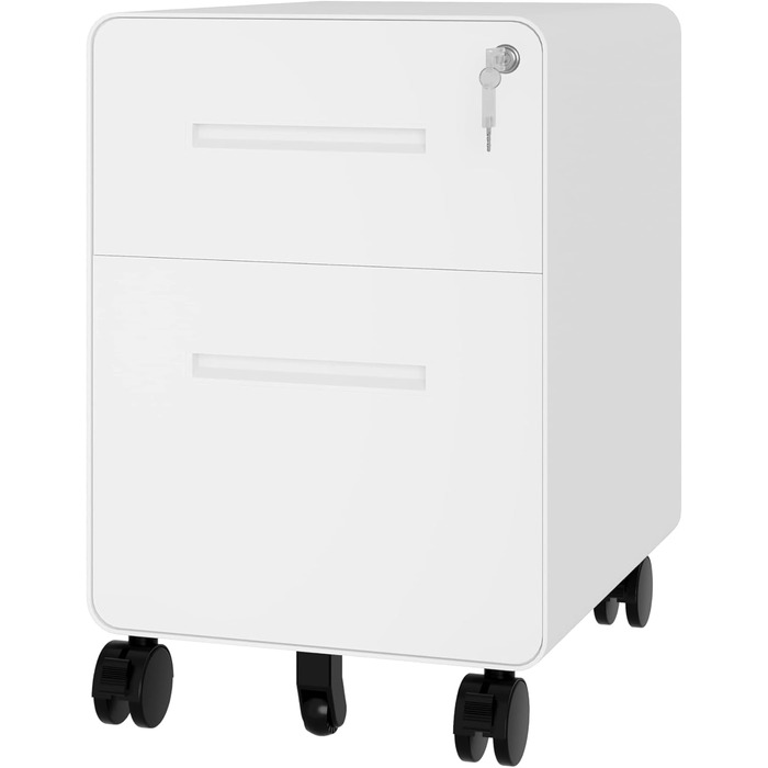 Роликовий контейнер BISLEY EasyRoll з 1 шухлядою та відділенням для документів, 500x400x500 мм (білий)