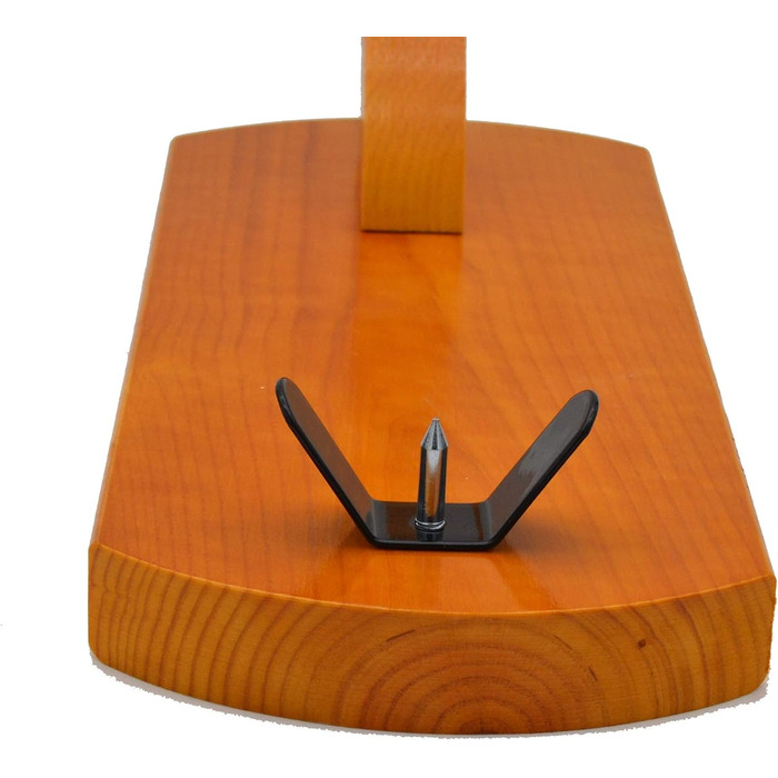 Підставка для шинки LepantoHouse Hammon, медовий колір, з ножем та кришкою, для дому та ресторану, чорний колір