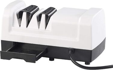 Електричний професійний точило для ножів Rosenstein & Söhne з алмазним диском, грубе та тонке точіння, 60 Вт