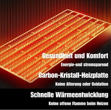 Інфрачервовий нагрівач для стін Mursche 450W з термостатом, пультом дистанційного керування та Wi-Fi, електрообігрівач для дому, енергозберігаючий, з можливістю настінного монтажу