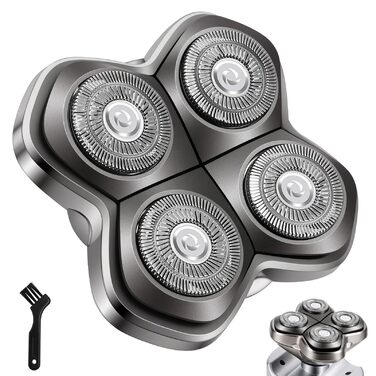 Смінні леза Pro 4 для голильниці для лисини Pitbull Skull, Butterfly Kiss Pro та Palm Shavers, водонепроникна гнучка бритва для чоловіків (волога та суха гоління)