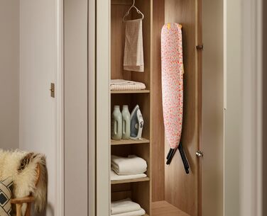 Прасувальна дошка Joseph Joseph Glide 135x45 см з регулюванням висоти та парогенератором, зручне зберігання, бавовняний чохол 4-шаровий