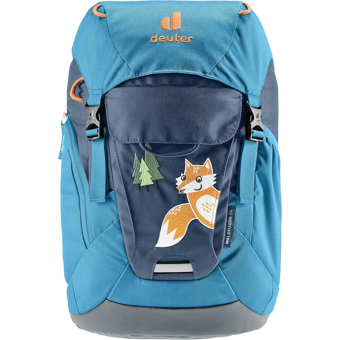 Дитячий рюкзак deuter Unisex Kids Forest Fox 14 л (1 упаковка) синій (морська хвиля) 14 довгих одномісних