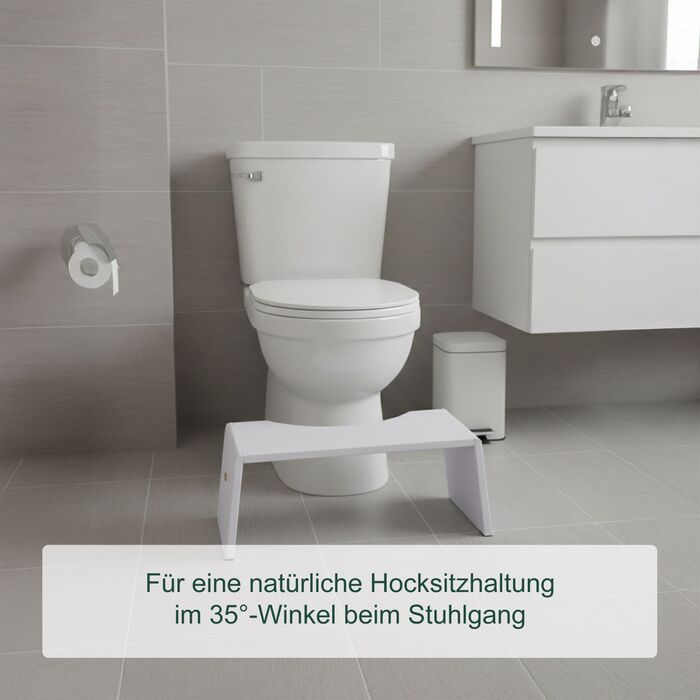 Складаний табурет для туалету Relaxdays з бамбука