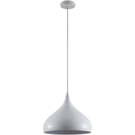 Підвісний світильник для обіднього столу Lindby, підвісна лампа біла, підвісна лампа, E27 макс. 60 Вт, без лампочки, Їдальня, Обідня настільна лампа, Вітальня, Кухня