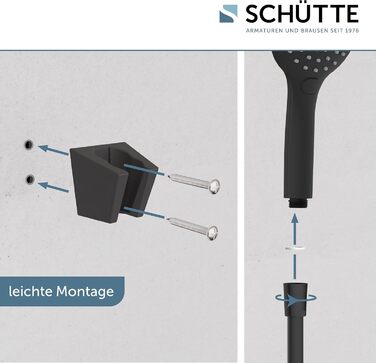 Змішувач для ванни Schütte London з термостатом та захистом від опіків (38°C), хром