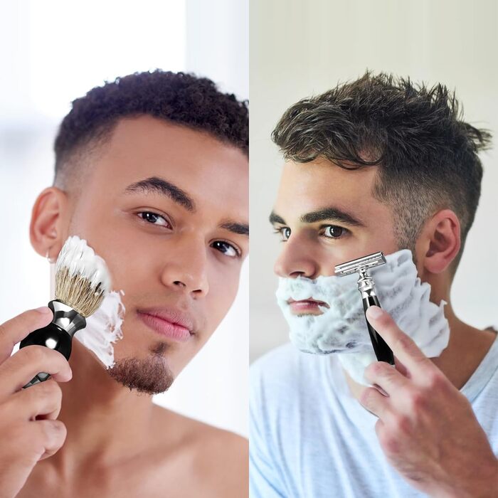 Набір для гоління GRUTTI Premium з бритвою та підставкою