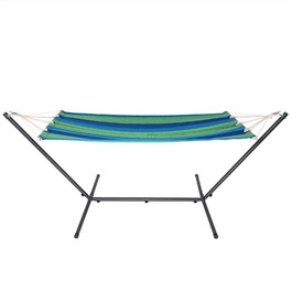 Гамак з металевим каркасом Green-Multicoloured 200 х 80см