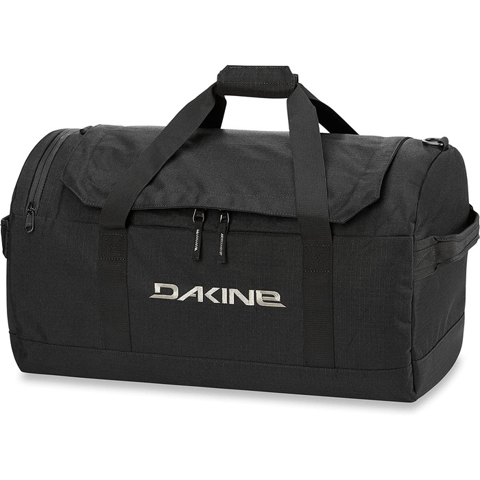 Спортивна сумка Dakine EQ Duffle, зручна для зберігання спортивна сумка з двосторонньою застібкою-блискавкою-міцна і практична спортивна сумка і сумка для аксесуарів Blackii 70L