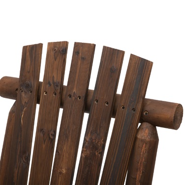 Набір садових меблів: лавка з інтегрованим столиком, 2 стільці, масивне дерево, коричневий, 157 x 88 x 103 см