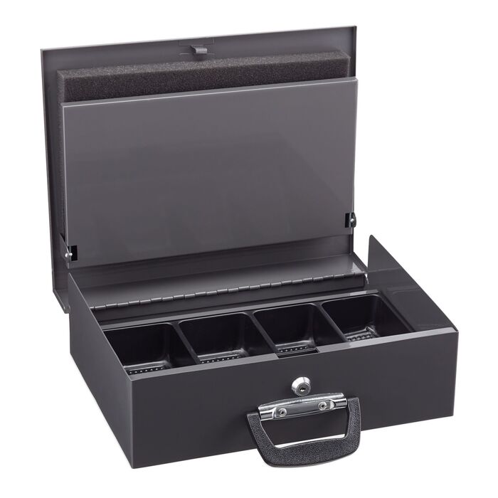 Relaxdays Касова скринька з підспівачем для євро-монет