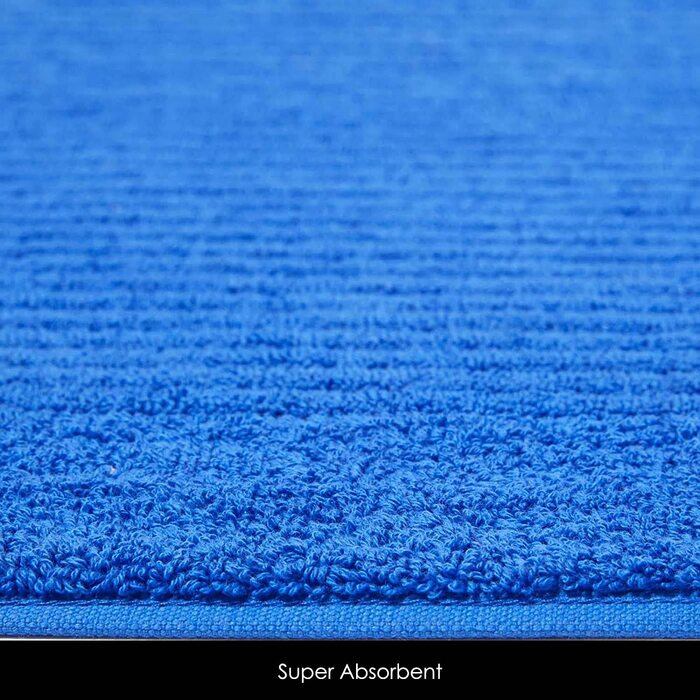 Килимок для ванни Homescapes Imperial 50x80см, 100 бавовна, готельна якість, темно-синій