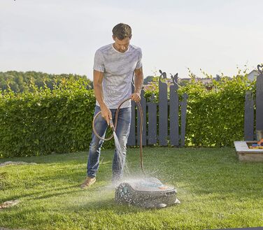 Робот-газонокосачка Gardena Sileno Life, EasyPassage, до 750 м², підйом до 30%, тиха робота, UK-версія