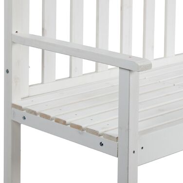 Відпочинкова лавка Relaxdays з білим столиком