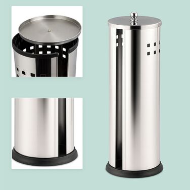 Тримач туалетного паперу Relaxdays на 3 рулони