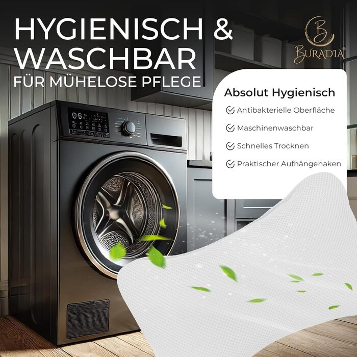 Подушка для ванни з сіткою для прання - Максимальний комфорт та розслаблення з новітньою технологією Air Mesh - Подушка для ванни з 4 міцними присосками - Підтримка шиї/голови (Білий)