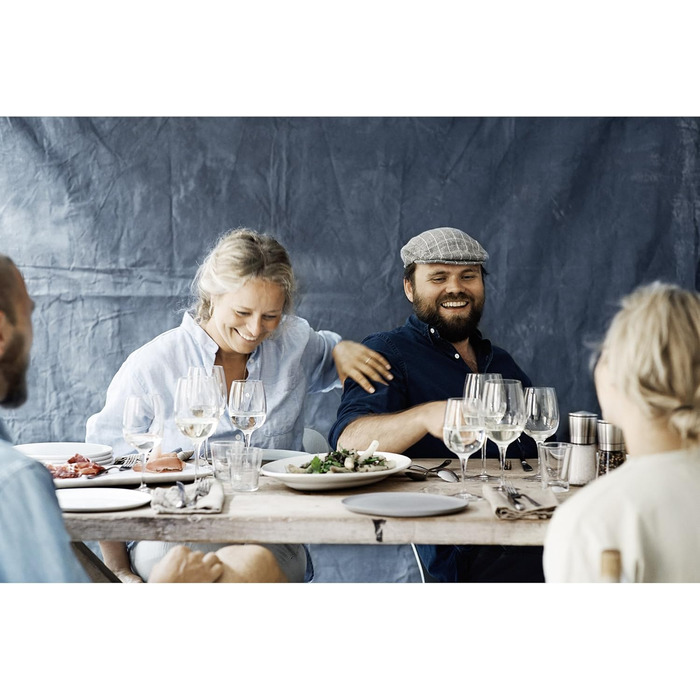 Бокали для білого вина WMF Easy Plus 6 шт, 390 мл, кришталь, прозорі, для посудомийної машини