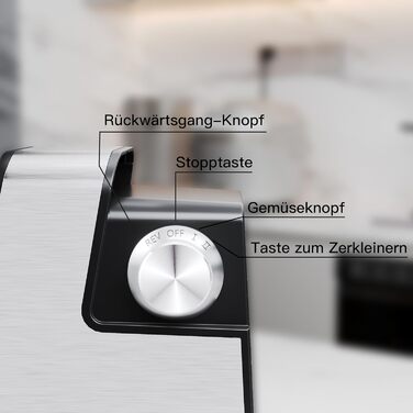 Електрична м'ясоподрібнювач STANEW 2500W з нержавіючої сталі [4-в-1] з 5 лезами (хвильовий ніж/різання/тертка) та подвійним мотором - для м'яса, овочів, зелені + насадка для ковбас та для вирізання печива