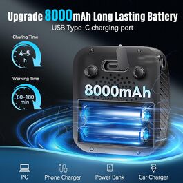 Портативна душова кабіна Thallike для кемпінгу з насосом та індикатором температури, 2м шланг, набір для саду, автомийки, пляжу, подорожей, тварин (чорний)