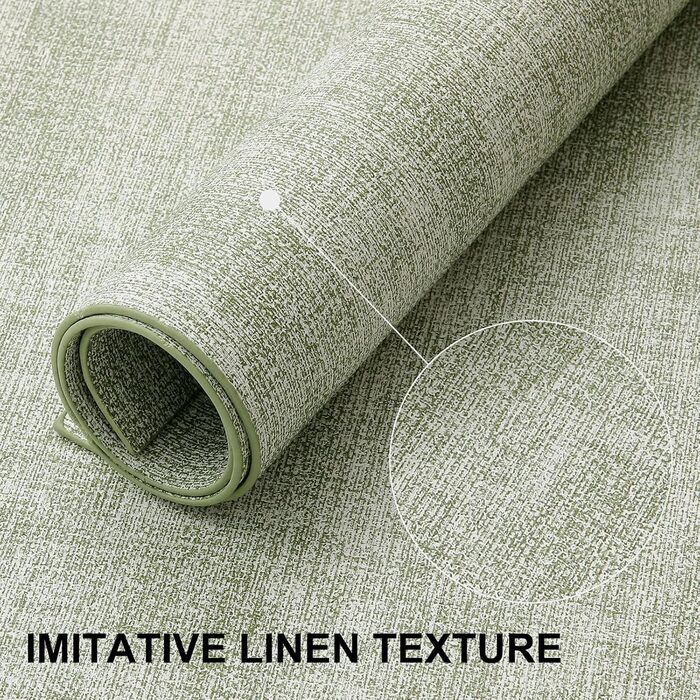 Набір підставок під тарілки з штучної шкіри, 6 шт. - Водостійкі, легко миються, для кухні та обіднього столу (світло-зелені, середні)