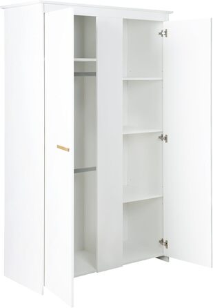 Шафа-пеленальний столик Roba 'Антон' білий, з підіймальним зміцнювачем, з 2 дверцятами та 1 полицею, висота пеленального столика 90 см