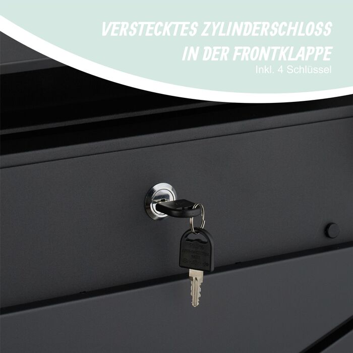 Скрінька для листів Relaxdays з відсіком для газет