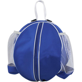 Спортивна баскетбольна сумка унісекс RUIXIB, рюкзаки, сумка для м'яча, портативна Водонепроникна кругла сумка через плече, сумка з регульованим плечовим ременем для баскетболу, футболу, волейболу (синя)