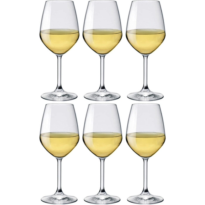 Борміолі Рокко Упаковка з 6 божественних келихів білі вина Cl44.5, багатобарвні, з матеріалу, 6 шт. (1 упаковка), 6