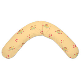 Подушка для вагітних та годування Theraline Dodo з наповнювачем-перлинами та чохлом, 170 см