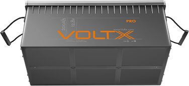 Акумулятор VoltX LiFePO4 12,8 В 200 Ач з 200 А BMS, 2560 Втгод, 3000-15000 циклів, макс. 36 батарей, ідеально підходить для автофургонів і сонячних батарей