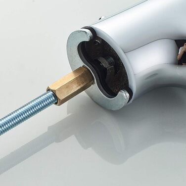 Змішувач для умивальника Ibergrif M11050 з одним важелем, 60 мм, хром, без висувної каналізаційної трубки, керамічна картридж, без крапель, водозберігаючий, 3/8″ підключення