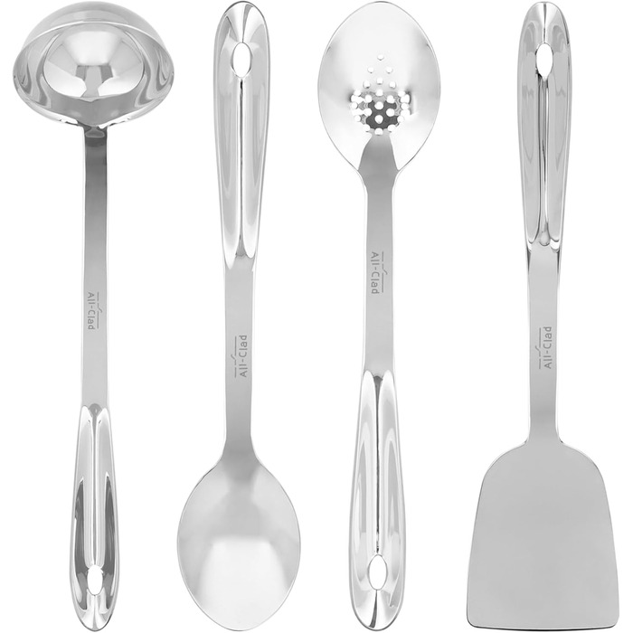 Набір кухонних інструментів All-Clad Profi, нержавіюча сталь, 6 предметів, сріблястий
