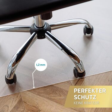 Захисна підкладка для столу Kaiser, прозора, 115x135 см - захист від подряпин, антиковзаюча