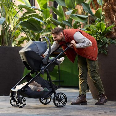 Дитяча коляска Bebeconfort Luvia Trio 3-в-1, 0-4 роки, до 22 кг, i-Size, компактна, сірий