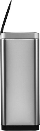 Відро для сміття EKO Mirage Sensor-M 45 л з датчиком руху, нержавіюча сталь, Soft-Close, без відбитків пальців, знімний внутрішній відро та фіксатор для пакетів