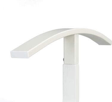 Стійка для одягу Relaxdays для чоловіків, 107 x 47,5 x 20 см, білий, з полицями для сорочок та штанів