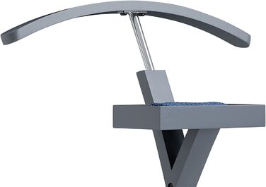 Сучасний органайзер для одягу з вішалкою для штанів та місцем для прикрас, білий (сірий)