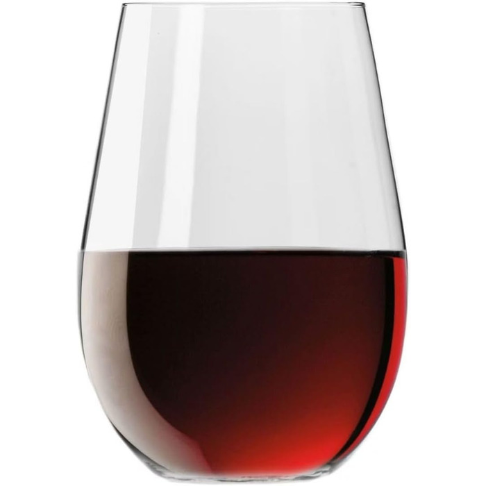 Набір келихів для коньяку KROSNO Harmony (6 шт., 550 мл) | Скляні келихи для коньяку, келихи для віскі, келихи для напоїв