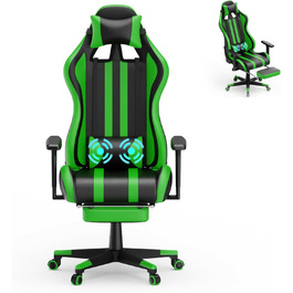Ігрове крісло AufuN ергономічне офісне крісло зелене