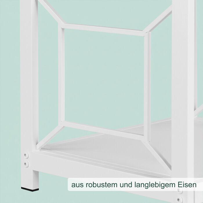 Стильна металева полиця для дров Relaxdays