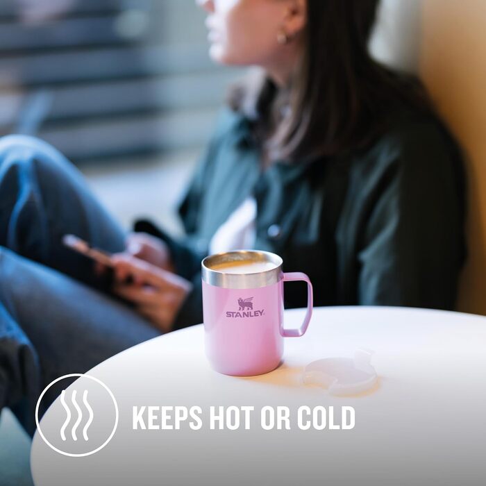 Термокружка Stanley Classic Legendary Camp Mug 0.23L фіолетовий - нержавіюча сталь, без BPA, для кемпінгу