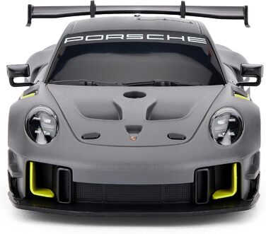 Porsche 911 GT2 RS Clubsport 25: Модель на радіокеруванні 1:24, сіра, ліцензійна, високошвидкісна RC-машина для хлопчиків та дівчаток