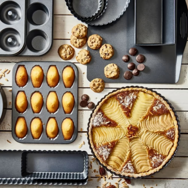 Форма для випікання зі знімним бортом de Buyer Pastry 24 см чорна (4844.24), Чорний