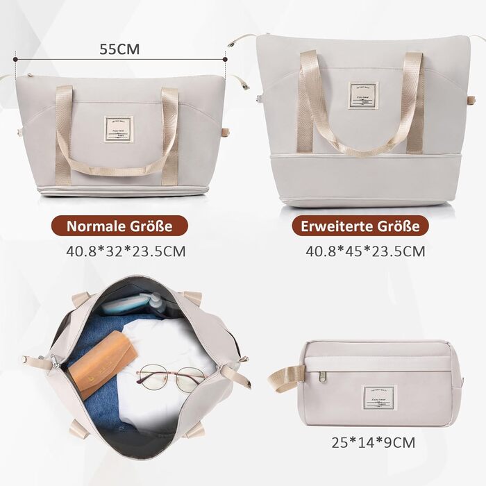 Набір валіз Merax 3 шт. з жорстким корпусом (20/24/28 дюймів), блакитний та сірий, 5 шт.