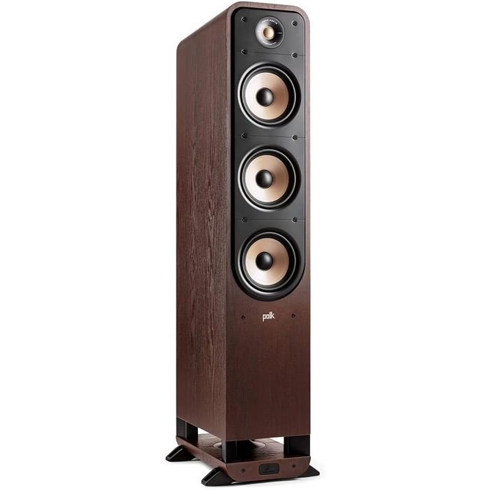 Центральний динамік Polk Audio Signature Elite ES35, висока роздільна здатність, Dolby Atmos, DTSX, горіх (шматок)