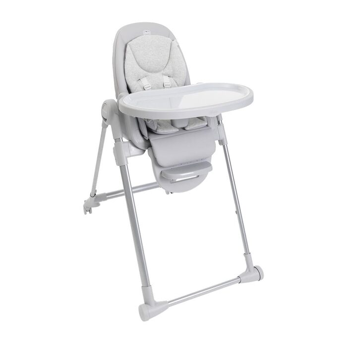 Дитячий стільчик Chicco Polly Armonia 3в1, сірий, до 40 кг, 9 рівнів висоти, регульована підніжка