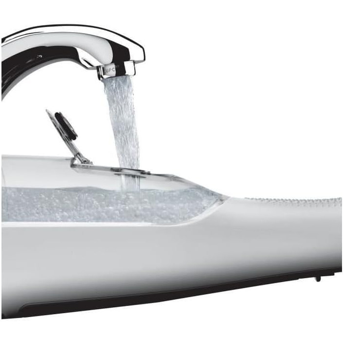 Waterpik Cordless Freedom Waterflosser: бездротова іригатор для рота, водонепроникний, з 3 насадками, білий (WF-03EU010)